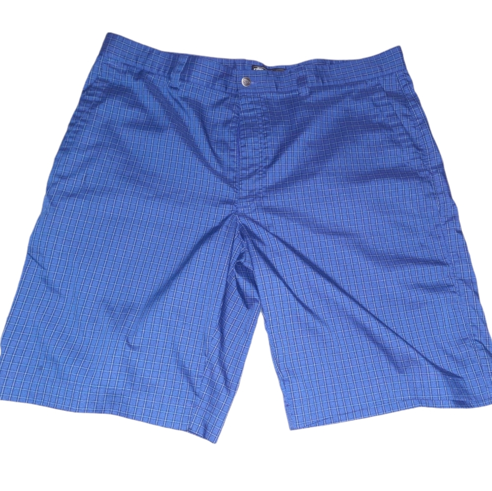 Callaway Golf Shorts 40 Men Blue Checked Striped Plaid tournament game p…